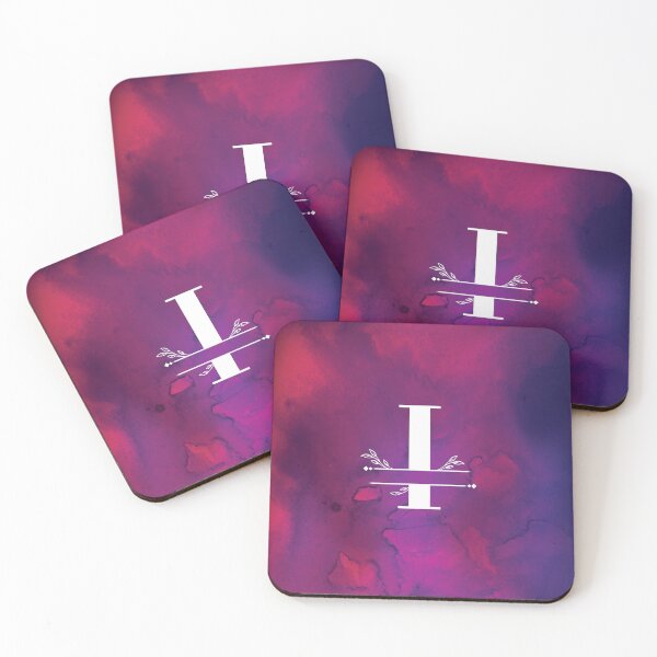 Item preview, Monogram...I... with white monogram and vibrant background designed and sold by CHASAcreative.