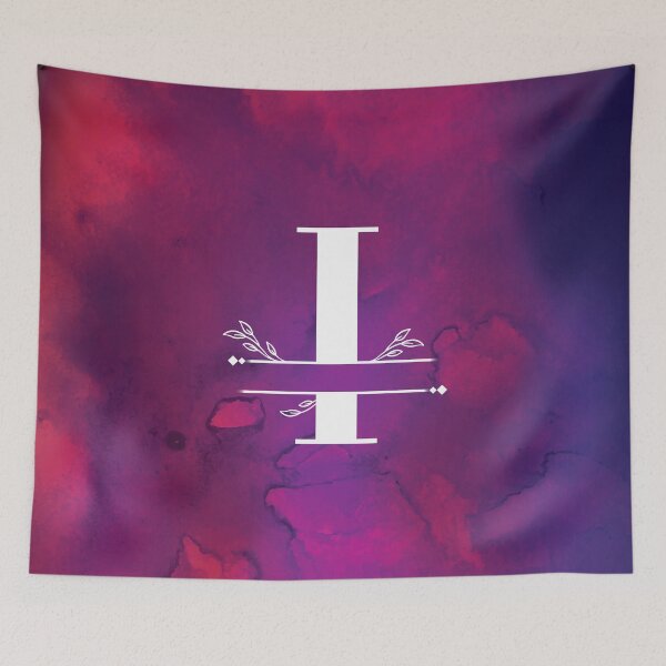 Item preview, Monogram...I... with white monogram and vibrant background designed and sold by CHASAcreative.