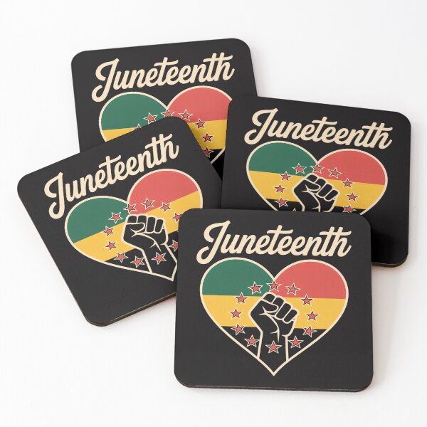 Item preview, Juneteenth Heart Africa Fist June 19th 1865 Men Women Kids designed and sold by berniceschm.