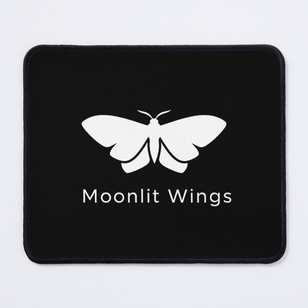 Item preview, Minimalist Moth Silhouette Moonlit Wings designed and sold by HoruxDesign.