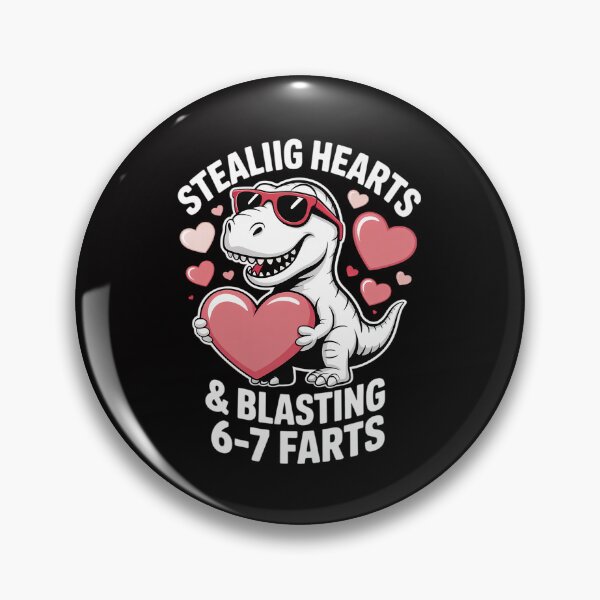Item preview, Dino Stealing Hearts Blasting 6 7 Farts Valentines Boy designed and sold by sonlylya.