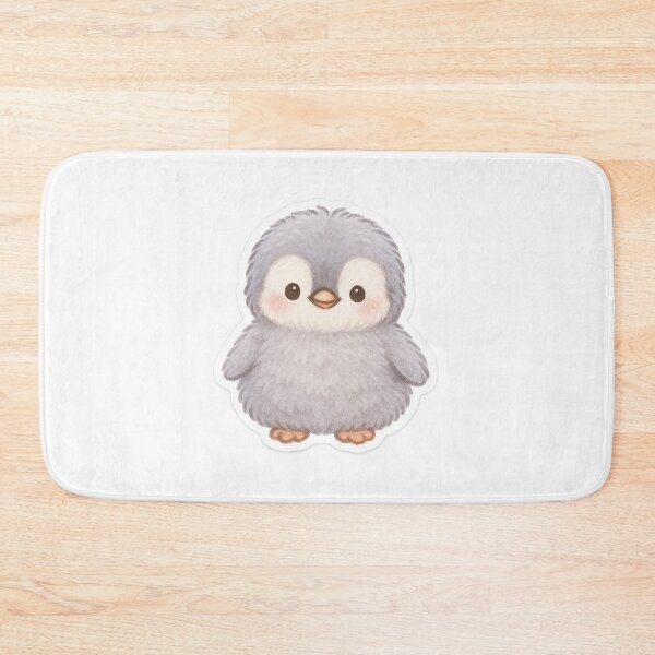 Item preview, Pegatina de un lindo polluelo de pingüino sano designed and sold by StickMint.