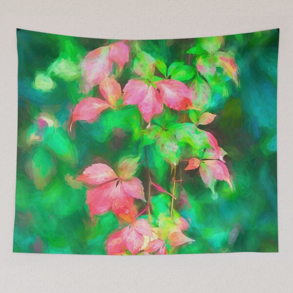 Item preview, Virginia Creeper Red Leaves Vine X100  designed and sold by RichFrancoCars.