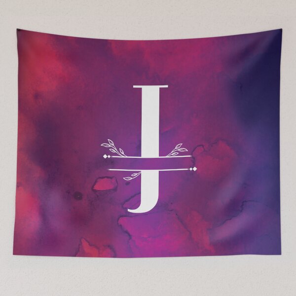 Item preview, Monogram...J... with white monogram and vibrant background designed and sold by CHASAcreative.