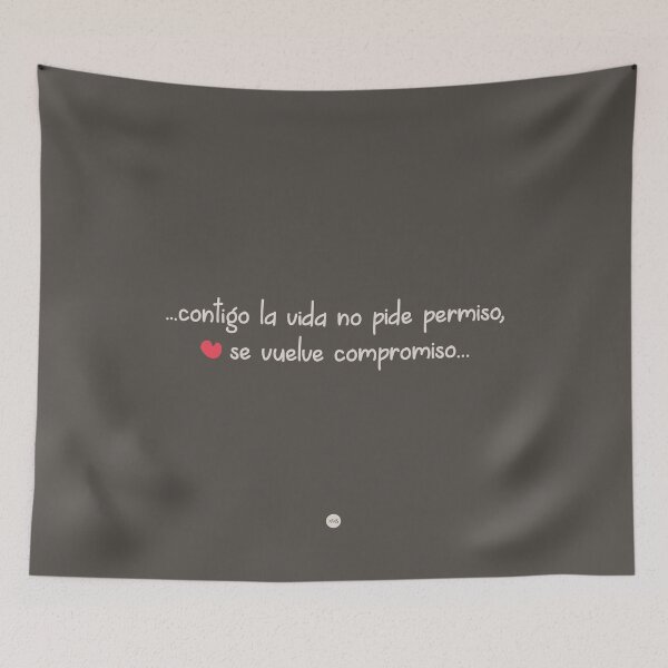 Item preview, With you, life doesn't ask for permission, it becomes a commitment (fo) I designed and sold by XUSRedbubble.