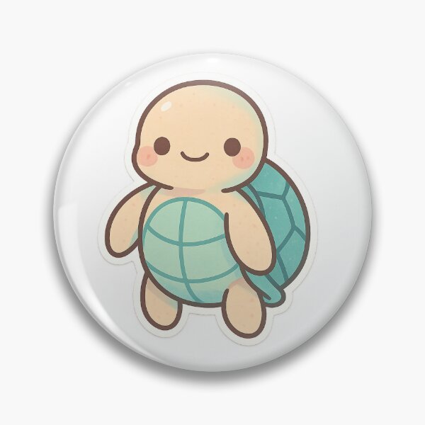 Artikelvorschau, Cute Relaxed Turtle Sticker entworfen und verkauft von StickMint.