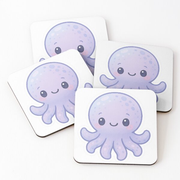 Item preview, Cozy Happy Octopus Sticker designed and sold by StickMint.
