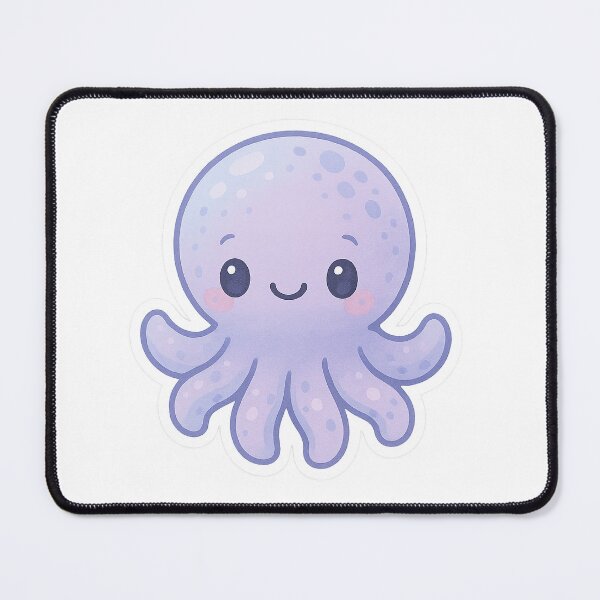 Item preview, Cozy Happy Octopus Sticker designed and sold by StickMint.