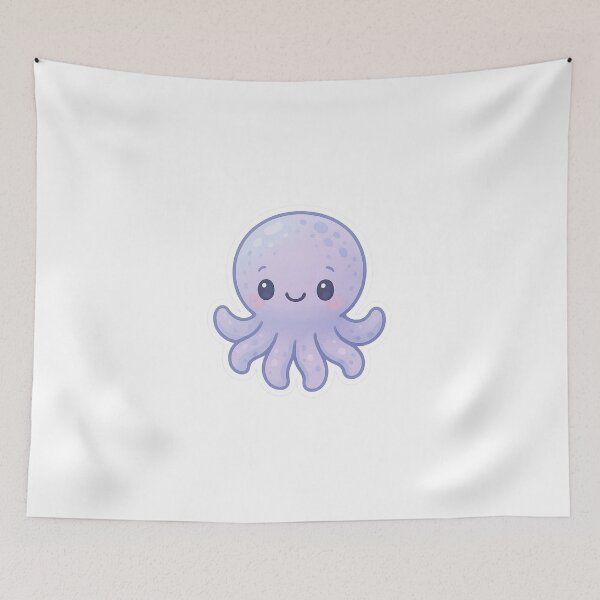 Item preview, Cozy Happy Octopus Sticker designed and sold by StickMint.