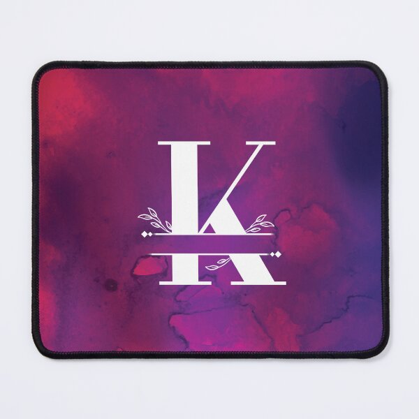 Item preview, Monogram...K... with white monogram and vibrant background designed and sold by CHASAcreative.