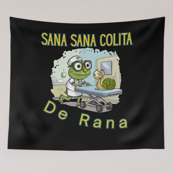 Item preview, Sana Sana Colita De Rana Funny Illustration designed and sold by StaticMood.