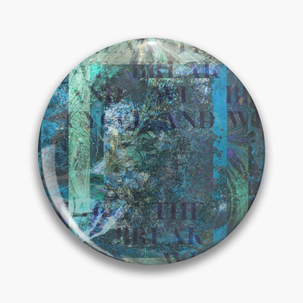 Item preview, Green and Blue Underwater Depth Digital Collage designed and sold by Swan and Raven Studio.