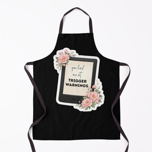 Item preview, You Had Me at Trigger Warnings Kindle Design | Booktok Reader Humor Floral E-Reader Design designed and sold by theliteraryedit.