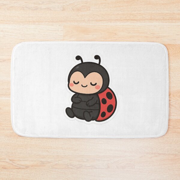 Item preview, Chibi Relaxed Ladybug Sticker designed and sold by StickMint.