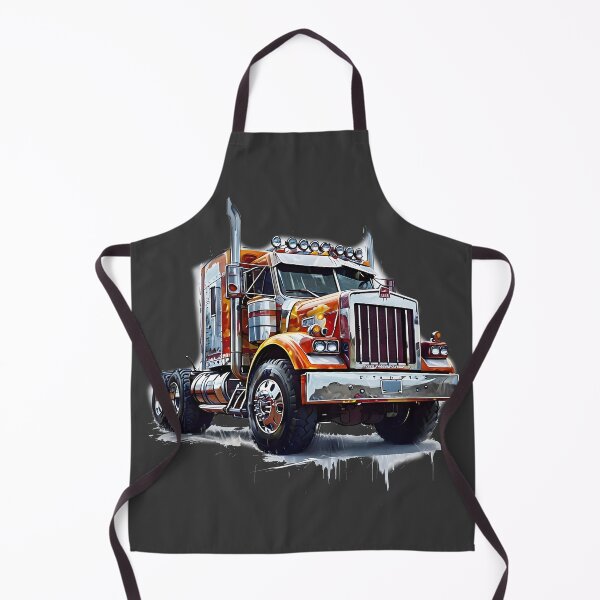 Item preview, Rugged American Semi Truck Diesel Power Illustration designed and sold by Rostislav Bouda.