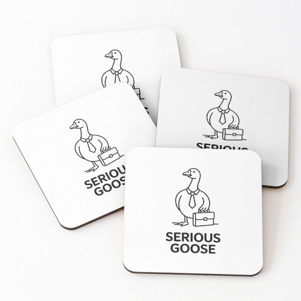 Item preview, I'm a Serious Goose - Silly Goose Humor Meme  designed and sold by Disco-Dazzler.