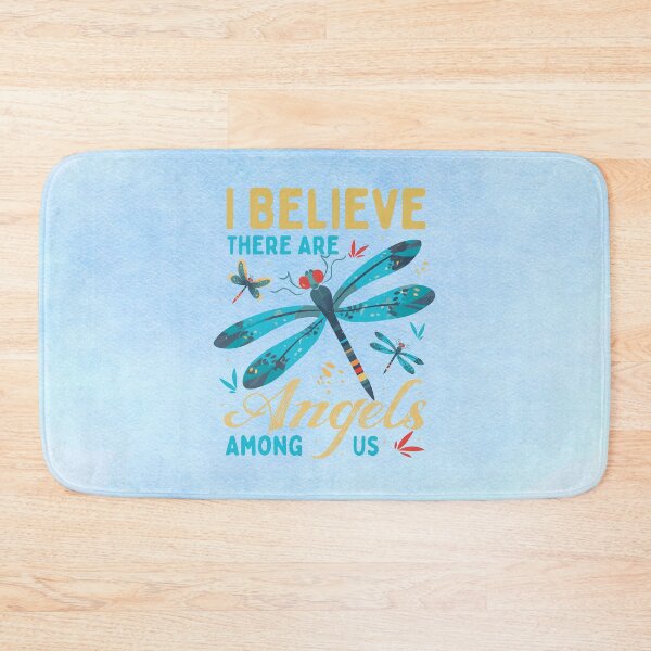 Item preview, I Believe There Are Angels Among Us | Dragonfly Spiritual Inspiration Design designed and sold by MysticOzzy.