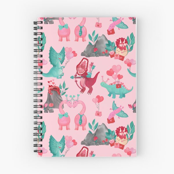Item preview, Watercolor Dinosaur Valentine's Day Pink designed and sold by SamAnnDesigns.