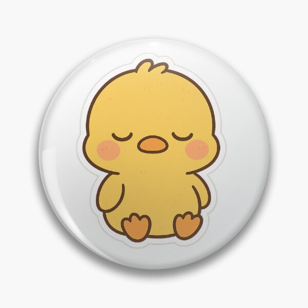 Item preview, Chibi Sleepy Duckling Sticker designed and sold by StickMint.