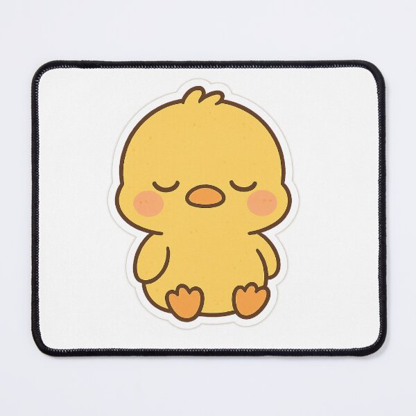 Item preview, Chibi Sleepy Duckling Sticker designed and sold by StickMint.