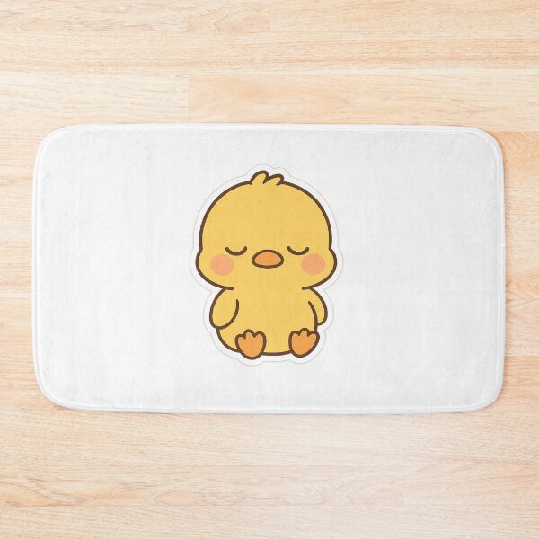 Item preview, Chibi Sleepy Duckling Sticker designed and sold by StickMint.