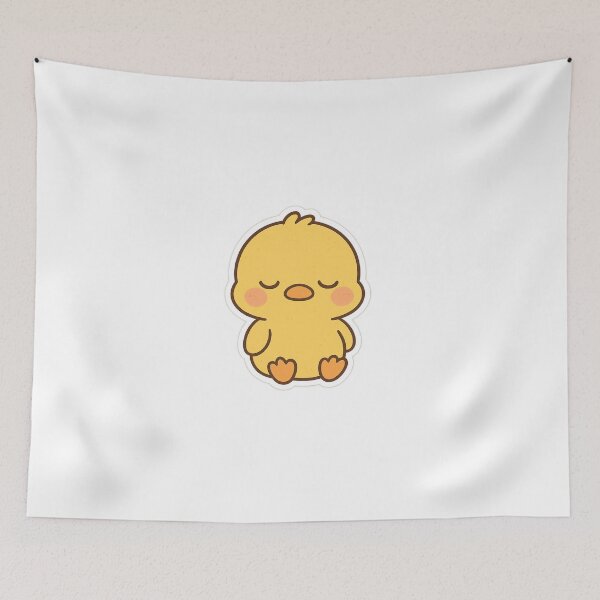Item preview, Chibi Sleepy Duckling Sticker designed and sold by StickMint.