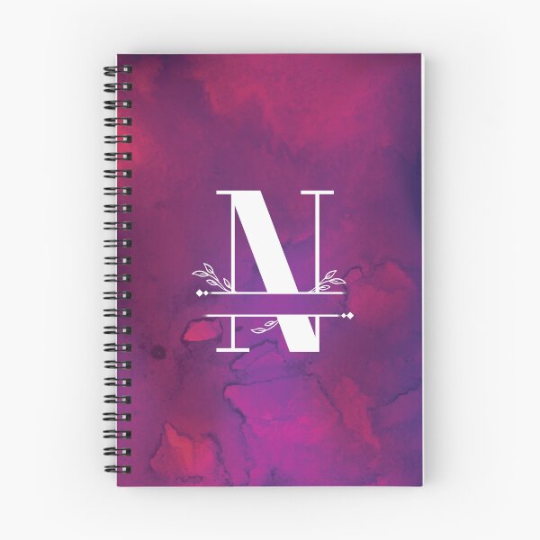 Item preview, Monogram...N... with white monogram and vibrant background designed and sold by CHASAcreative.