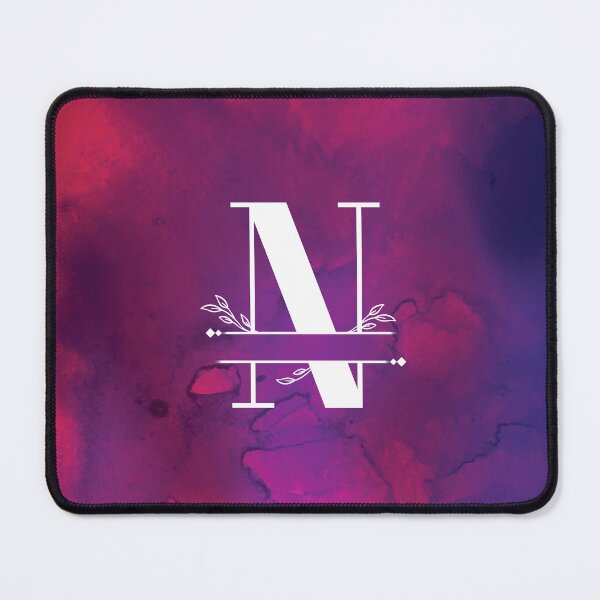 Item preview, Monogram...N... with white monogram and vibrant background designed and sold by CHASAcreative.