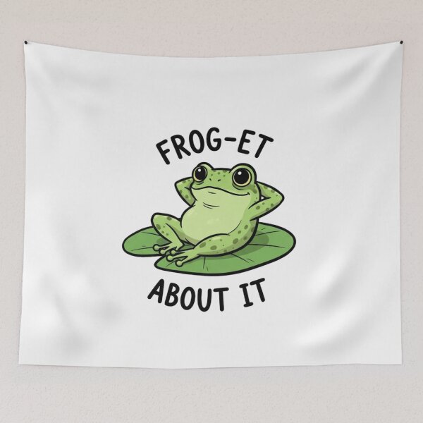 Item preview, Frog-et about it – relaxing frog designed and sold by LuloCreative.