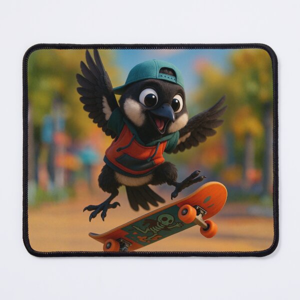 Item preview, Skater Magpie designed and sold by Sillytoe.