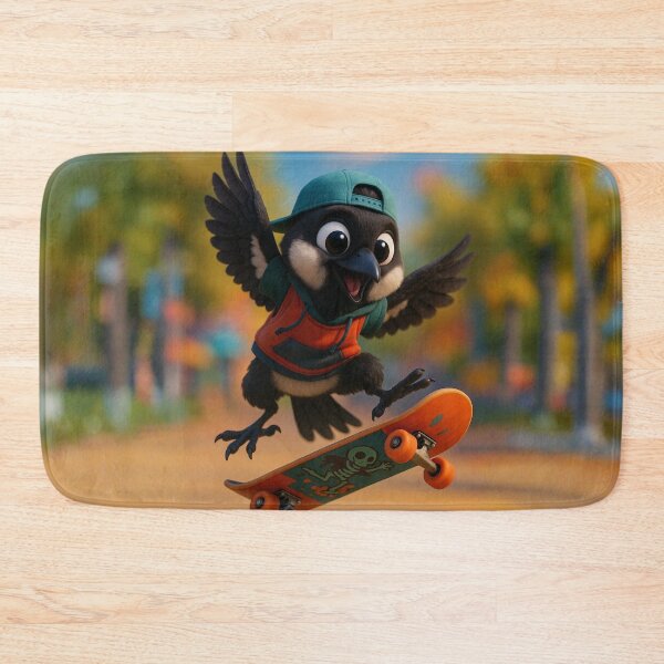 Item preview, Skater Magpie designed and sold by Sillytoe.