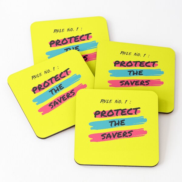 Item preview, Rule Number 1 Protect The Savers Black Text Activism designed and sold by DesignsVault.