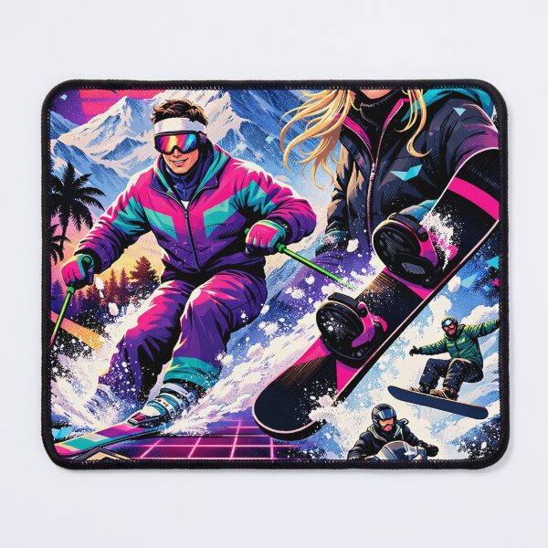 Item preview, Retro-Futuristic Winter Sports Vibes designed and sold by GrawerekCom.