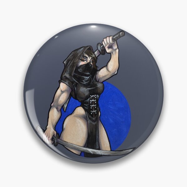 Item preview, assasin pinup designed and sold by DevineMoonArt.