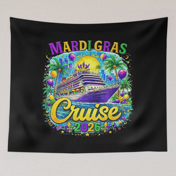 Item preview, Mardi Gras Cruise 2026 Colorful Carnival Cruise Party New Orleans Celebration Design designed and sold by JoyBoyStudio1.