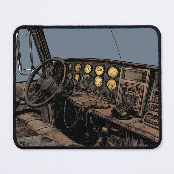 Item preview, Vintage 18-Wheeler Semi Truck Cabin Interior designed and sold by Rostislav Bouda.