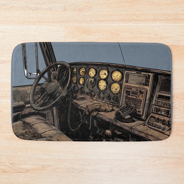 Item preview, Vintage 18-Wheeler Semi Truck Cabin Interior designed and sold by Rostislav Bouda.