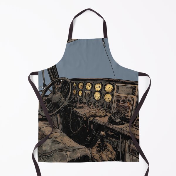 Item preview, Vintage 18-Wheeler Semi Truck Cabin Interior designed and sold by Rostislav Bouda.