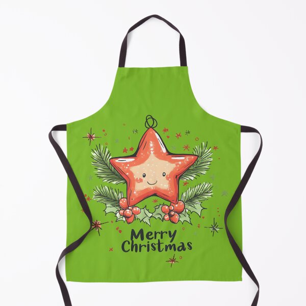 Item preview, Cute Christmas Star Illustration with Merry Christmas Greeting designed and sold by SyberGen.
