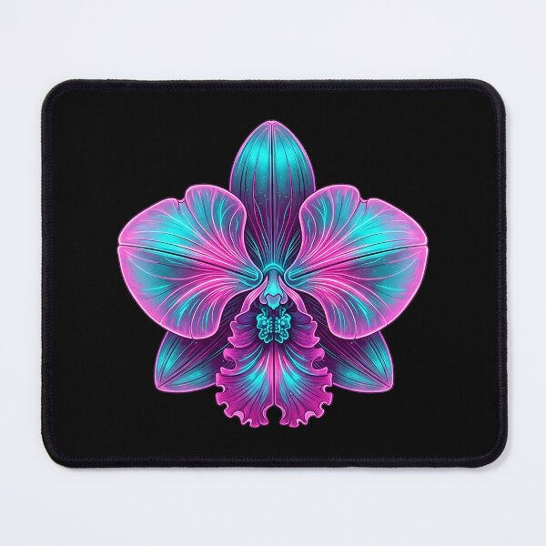 Item preview, NEON CYBERPUNK ANDEAB ORCHID ILLUSTRATION designed and sold by NEO ANDINA.