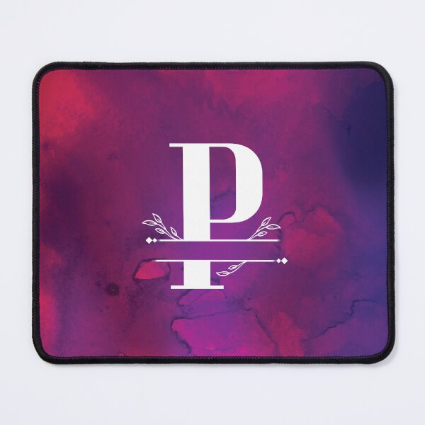 Item preview, Monogram...P... with white monogram and vibrant background designed and sold by CHASAcreative.