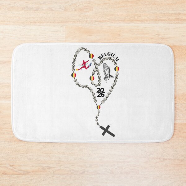 Item preview, Belgium Football Rosary 2026 – Soccer Prayer Beads with Belgian Flag, Faith & Football Design designed and sold by La-Designita.
