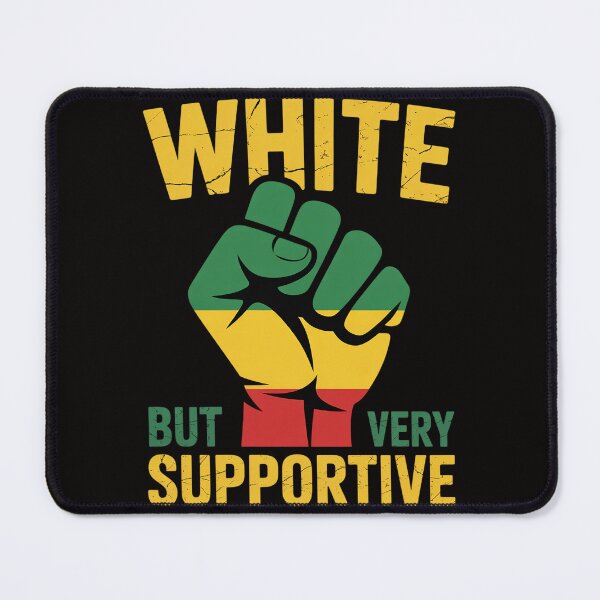 Item preview, White but supportive ally Juneteenth black history month designed and sold by AnimeManga2D.
