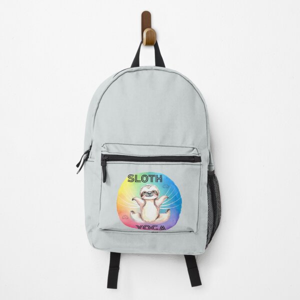 Item preview, Watercolor Zen Sloth – Slow Down Yoga Master Rainbow Mandala designed and sold by Pukisdaizi.