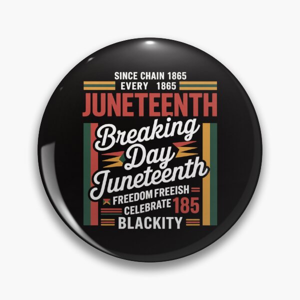 Item preview, Juneteenth 1865 Afro Freedom Breaking Chains Freeish Roots designed and sold by AnimeManga2D.