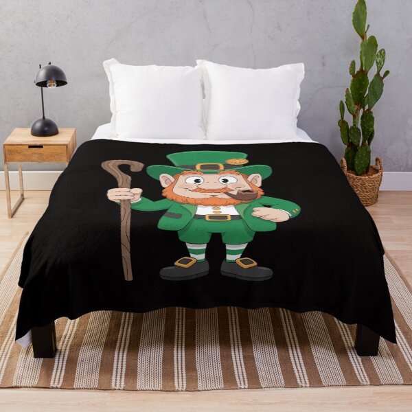 Item preview, St Patricks Day for Boys Cute Black Leprechaun designed and sold by AnimeManga2D.