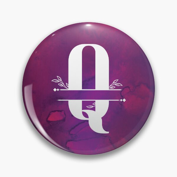 Item preview, Monogram Q...... with white monogram and vibrant background designed and sold by CHASAcreative.