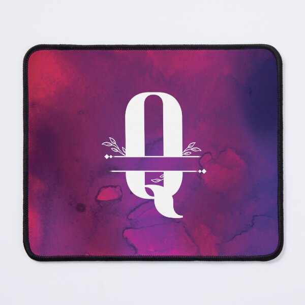 Item preview, Monogram Q...... with white monogram and vibrant background designed and sold by CHASAcreative.