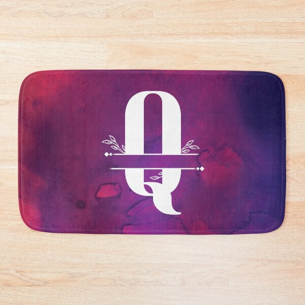 Item preview, Monogram Q...... with white monogram and vibrant background designed and sold by CHASAcreative.