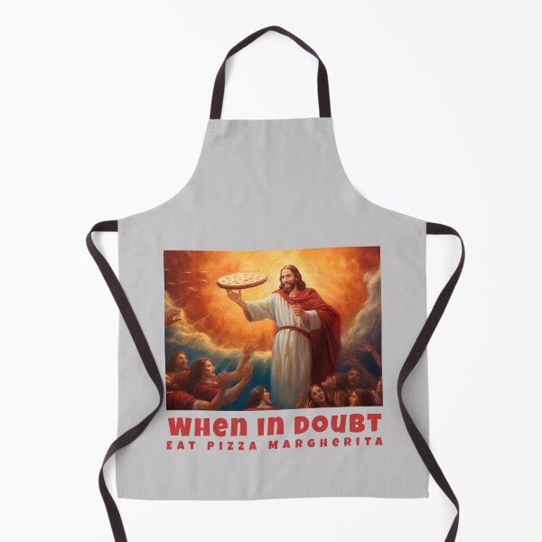 Item preview, When in Doubt Eat Pizza Margherita designed and sold by VinoVibesApp.